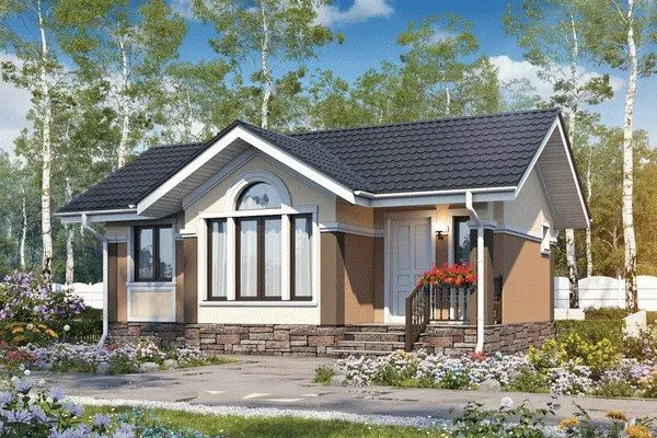 Одноэтажный дом 40 м²